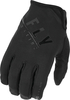 Fly Racing Lite Guanti da motocross antivento,  nero,  dimensione XS per uomo
