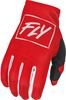 Fly Racing Lite Guanti motocross,  bianco-rosso,  dimensione XL