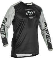 Fly Racing Lite Maglia Motocross,  nero-grigio,  dimensione XL per uomo