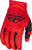 Fly Racing Lite Youth Guanti da motocross,  nero-rosso,  dimensione L per uomo