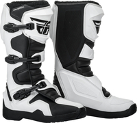 Fly Racing Maverik Stivali motocross,  nero-bianco,  dimensione 48 per uomo