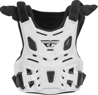 Fly Racing Roost Guard CE Giubbotto Protettore Giovanile,  bianco