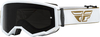 Fly Racing Zone Logo Occhiali da motocross,  bianco-oro per uomo
