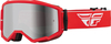 Fly Racing Zone Logo Occhiali da motocross,  bianco-rosso per uomo