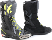 Forma Phantom Stivali da moto,  nero-grigio-giallo,  dimensione 41 per uomo