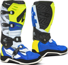 Forma Pilot Motocross Stivali,  bianco-blu-giallo,  dimensione 39