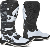 Forma Pilot Motocross Stivali,  nero-bianco,  dimensione 47 per uomo