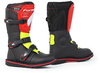 Forma Rock Stivali da motocross per bambini,  nero-rosso-giallo,  dimensione 36