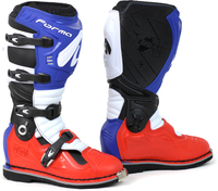 Forma Terrain Evolution TX Stivale moto motocross,  bianco-rosso-blu,  dimensione 44 per uomo