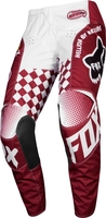 FOX 180 CZAR Pantaloni motocross,  rosso,  dimensione 28 per uomo