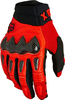 FOX Bomber CE Guanti motocross,  nero-rosso,  dimensione M