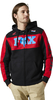 FOX Honda Zip Felpa,  nero-rosso,  dimensione L
