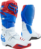 FOX Instinct Stivali Motocross,  bianco-rosso-blu,  dimensione 43