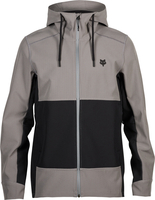 FOX Pit 2023 Giacca impermeabile,  nero-grigio,  dimensione XL