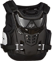 FOX Raptor Proframe LC Gioventù Chest Protector,  nero-bianco