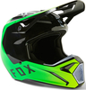 FOX V1 Dpth Casco Motocross,  nero,  dimensione L