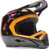 FOX V1 Kairos Casco da motocross,  nero-arancione,  dimensione S per uomo