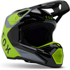 FOX V1 Lean MIPS Casco da motocross giovanile,  grigio-giallo,  dimensione M per uomo