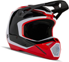FOX V1 Nitro MIPS Casco Motocross,  nero-bianco-rosso,  dimensione S