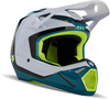 FOX V1 Nitro MIPS Casco Motocross,  nero-bianco-verde-blu,  dimensione 2XL per uomo