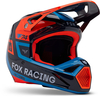 FOX V1 Race Spec MIPS Casco da motocross giovanile,  nero-blu-arancione,  dimensione M per uomo