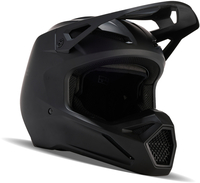 FOX V1 Solid Casco Motocross,  nero,  dimensione XL per uomo