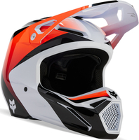 FOX V1 Streak MIPS Casco Motocross,  nero-bianco-arancione,  dimensione M