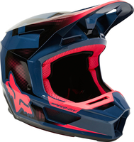 FOX V2 Dier Casco motocross,  rosa-blu,  dimensione XL
