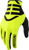 Freegun Devo Skin Guanti da motocross,  nero-giallo,  dimensione L