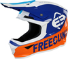 Freegun XP4 Attack Casco motocross,  blu-arancione,  dimensione XL
