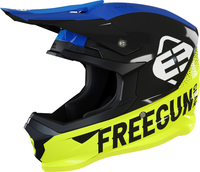 Freegun XP4 Attack Casco motocross,  nero-giallo,  dimensione S