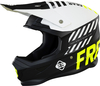 Freegun XP4 Danger Casco motocross,  nero-bianco-giallo,  dimensione S