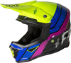 Freegun XP4 Stripes Casco Motocross,  giallo,  dimensione XL per uomo