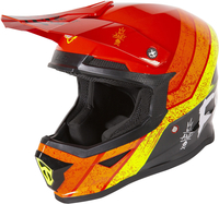 Freegun XP4 Stripes Casco Motocross,  rosso,  dimensione M