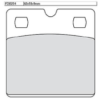 Freno FERODO Pad FDB 204 Platinum