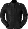 Furygan Brooks Vented+ Giacca tessile da moto impermeabile,  nero,  dimensione L per uomo