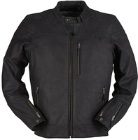 Furygan Clint Evo Giacca in pelle per moto,  nero,  dimensione XL per uomo
