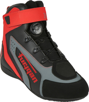 Furygan V4 Easy D3O WP Scarpe Moto,  nero-rosso,  dimensione 45 per uomo