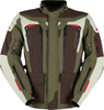 Furygan Voyager 3C Giacca tessile moto,  verde-marrone,  dimensione L per uomo