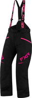 FXR Fresh 2023 Pantaloni con bretelle da donna in motoslitta,  nero-rosa,  dimensione 2XL 38 per donne