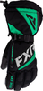 FXR Fusion Ladies Guanti da motoslitta,  nero-verde,  dimensione XS per donne