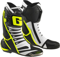 Gaerne GP1 Evo Racing Stivali moto,  nero-bianco-giallo,  dimensione 44