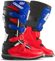 Gaerne GX-J Bambini Motocross Stivali,  bianco-rosso-blu,  dimensione 39