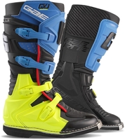 Gaerne GX-J Bambini Motocross Stivali,  nero-blu-giallo,  dimensione 40