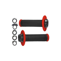 Grip Manubrio PROGRIP 708,  nero/rosso,  Grip Lock-On,  nero-rosso