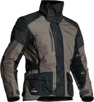 Halvarssons Wien Giacca tessile impermeabile per moto,  nero-grigio,  dimensione 52