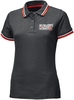 Held Bikers Polo donna,  nero-rosso,  dimensione 2XL per donne
