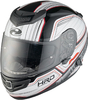Held Brave II Moto casco Decor,  nero-grigio-rosso,  dimensione XS