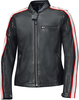 Held Brixham Giacca di pelle da moto,  nero-bianco-rosso,  dimensione 48 per uomo