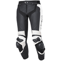 Held Grind Pantaloni in pelle moto,  nero-bianco,  dimensione 56